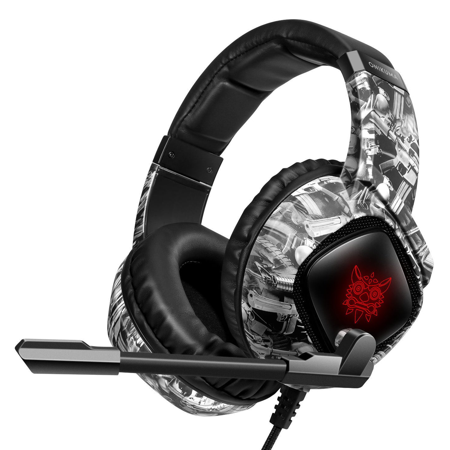 Gaming Headset, RGB With Noise Cancellation
