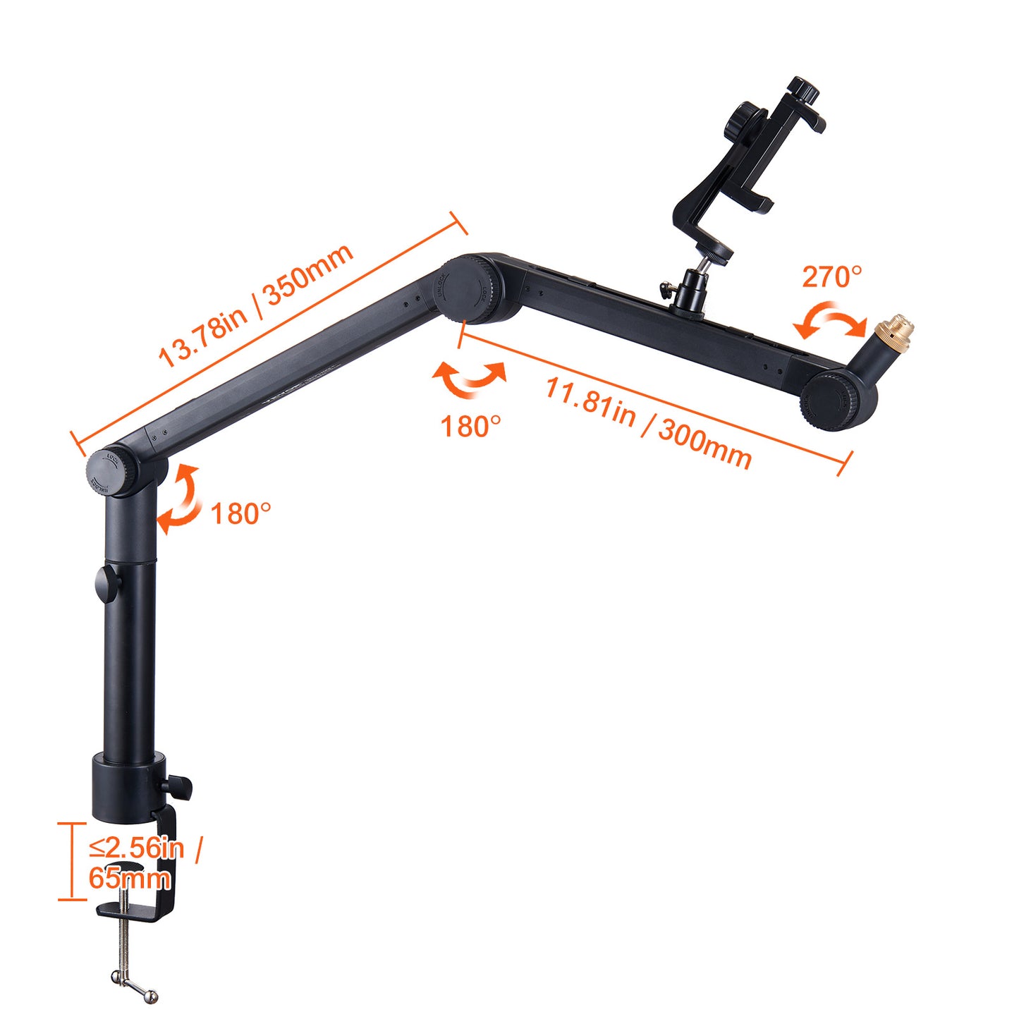 VEVOR Microphone Boom Arm With Desk Mount