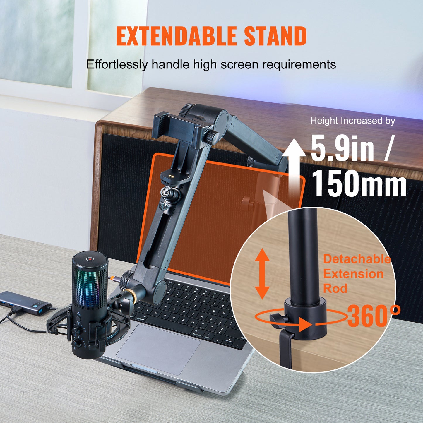 VEVOR Microphone Boom Arm With Desk Mount